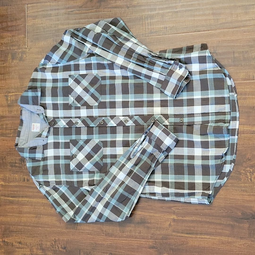 Mossimo Plaid Button Down